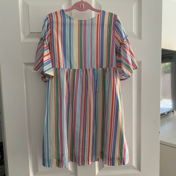 Girls Crewcuts Striped Dress - Picture 1 of 6